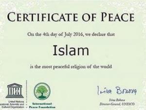 UNESCO: El Islam, es la religión más pacífica del mundo