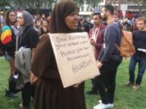 Hundreds gather in East London to denounce racism and Islamophobia