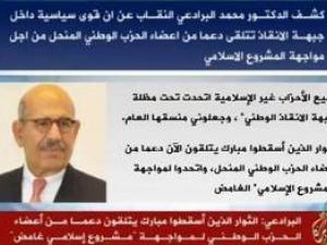 فضيحة .. البرادعي يعترف بالتحالف مع الفلول لمواجهة المشروع الإسلامي